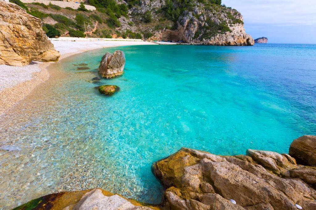 Javea Beach Blue House Exterior foto
